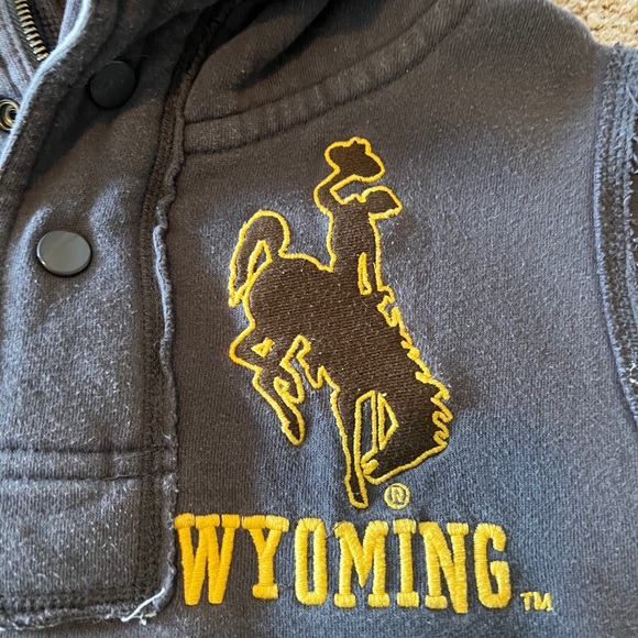 Women’s Wyoming Hoodie. Thick, heavy hoodie. Size Small. Gray in color. - Picture 2 of 5